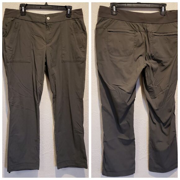 Athleta Pants - Athleta Trekkie North Jogger Pants Mountain Olive Green Womens Size 14P Hiking